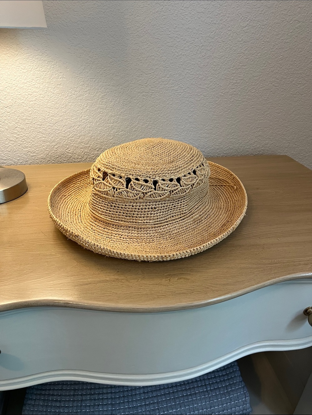 Woven Straw Sun Hat - Natural